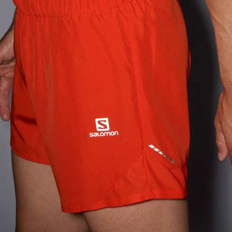 Bermudas Salomon Cross Rebel 5'' Hombre Rojos | MX CXJW724